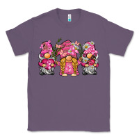 Lavender breast cancer gnome Classic Tee - BarkalooDesign