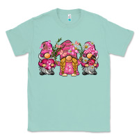Seafoam breast cancer gnome Classic Tee - BarkalooDesign
