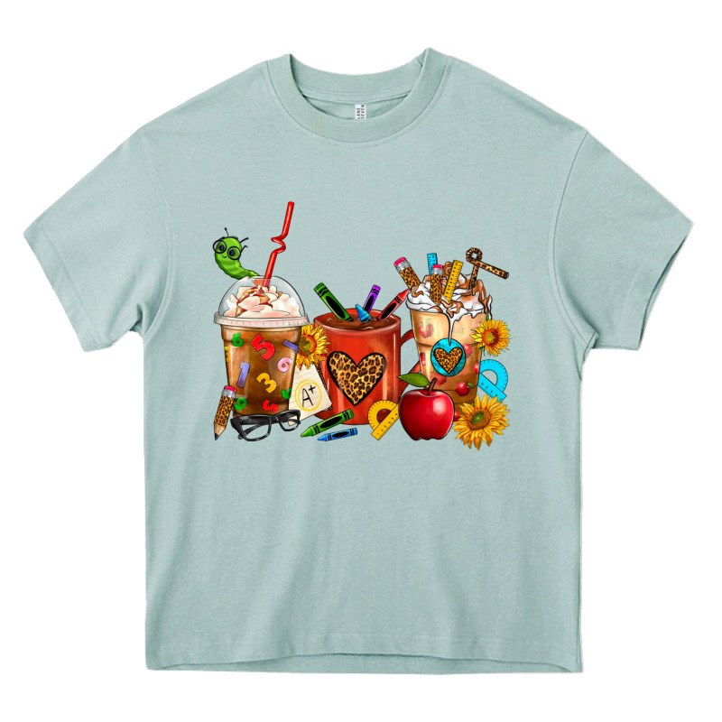 Teacher Coffee Cups Heavy Core Tee by FaDigitalArtStudio | Teevron