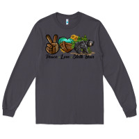 Smoke peace love sloth bear Long Sleeve Tee - LillyAllenDesigns