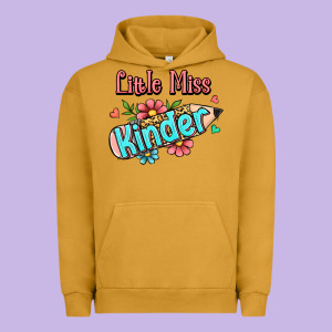 Little Miss Kindergarten Urban Hoodie Designed By Ranaportraitstore