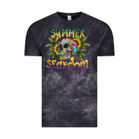 Cloud Black Summer Searchin Vintage Tee - CowhideDigitalArt