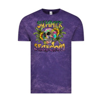 Cloud Purple Summer Searchin Vintage Tee - CowhideDigitalArt