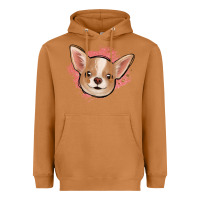 Meerkat chihuahua pink glitter Heavyweight Hoodie - Jasminsmagicworld
