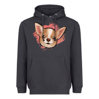 Smoke chihuahua pink glitter Heavyweight Hoodie - Jasminsmagicworld