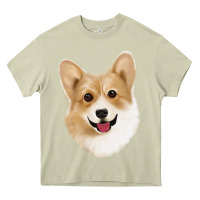 Mossy Corgi Heavy Core Tee - Jasminsmagicworld