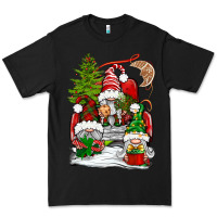 Black christmas gnome truck Premium Tee - BundleAndBundleShop