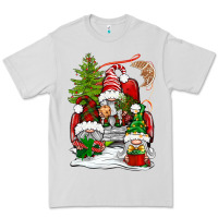 Dove Grey christmas gnome truck Premium Tee - BundleAndBundleShop