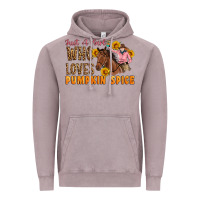 Just A Girl Who Loves Pumpkin Spice Cowgirl Vintage Hoodie | Teevron