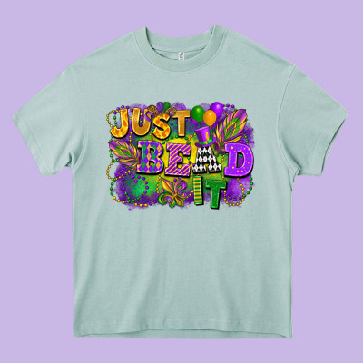 Just Bead It Heavy Core Tee Designed By Fadigitalartstudio
