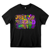 Black Just bead it Heavy Core Tee - FaDigitalArtStudio