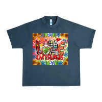 Midnight Navy Love Christmas gnome Urban Heavy Tee - CowhideDigitalArt