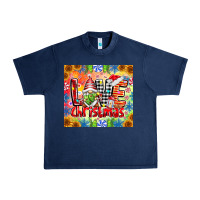 Navy Love Christmas gnome Urban Heavy Tee - CowhideDigitalArt