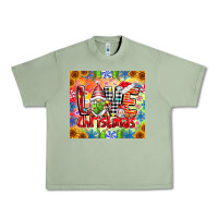Oil Green Love Christmas gnome Urban Heavy Tee - CowhideDigitalArt