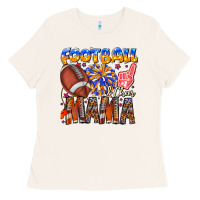 Bone football mama Ladies Tee - CowhideDigitalArt