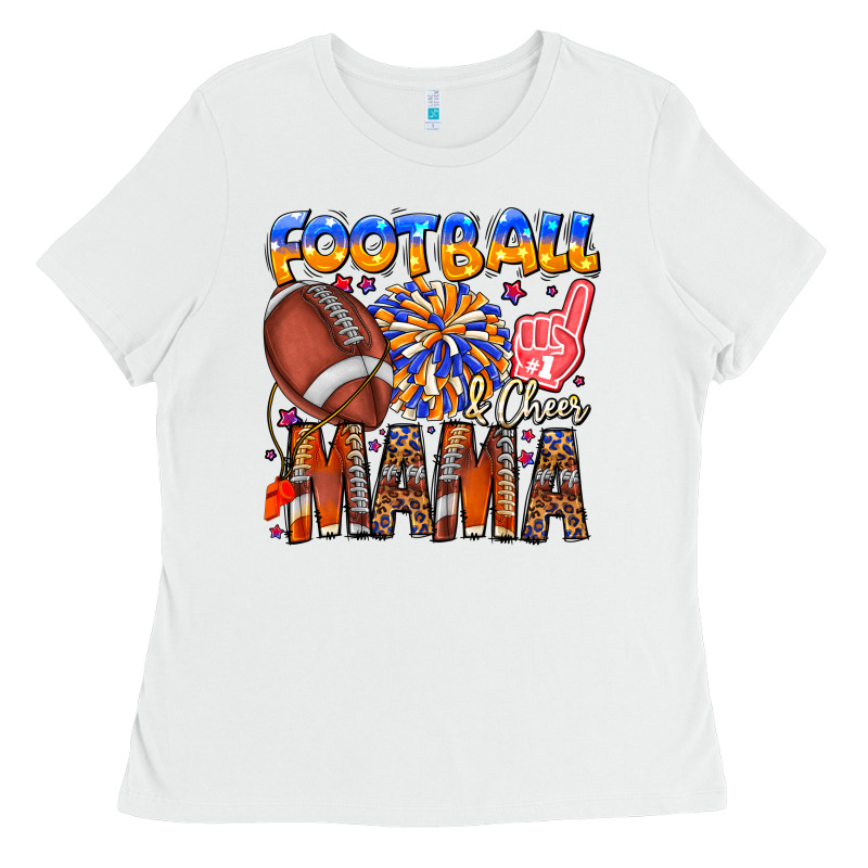 Football Mama Ladies Tee by CowhideDigitalArt | Teevron
