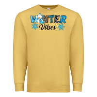 Antique Gold winter vibes Premium Sweatshirt - RanaPortraitStore