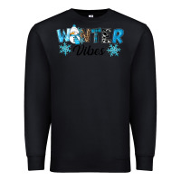 Black winter vibes Premium Sweatshirt - RanaPortraitStore