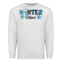 Oatmeal Heather winter vibes Premium Sweatshirt - RanaPortraitStore