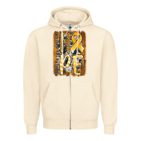Sandshell finding the cure starts with hope childhood cancer awareness  with bac Zipper Hoodie - Jasminsmagicworld