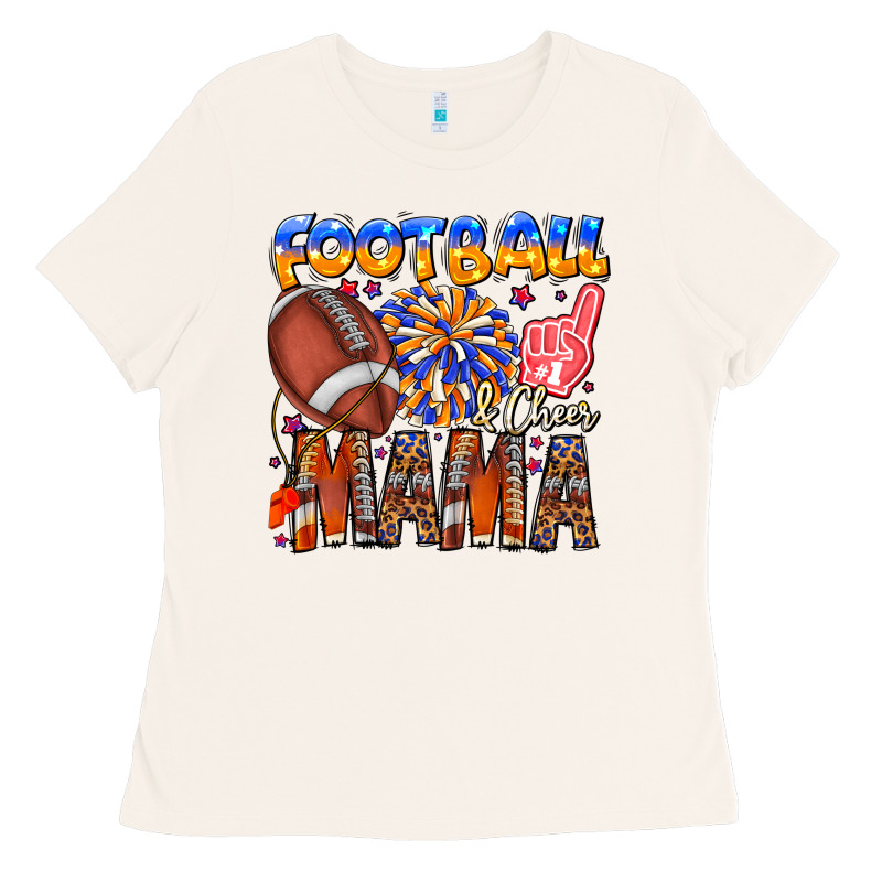 Football Mama Ladies Tee by CowhideDigitalArt | Teevron