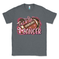 Charcoal Heather Tackle cancer Football Classic Tee - FaDigitalArtStudio