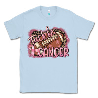 Dusty Blue Tackle cancer Football Classic Tee - FaDigitalArtStudio