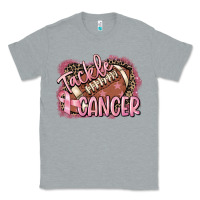 Heather Grey Tackle cancer Football Classic Tee - FaDigitalArtStudio