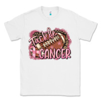 White Tackle cancer Football Classic Tee - FaDigitalArtStudio