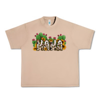 Burro Cactus Cowhide Sunflower Mama and Mini Set Urban Heavy Tee - Jasminsmagicworld