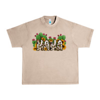 French Oak Cactus Cowhide Sunflower Mama and Mini Set Urban Heavy Tee - Jasminsmagicworld