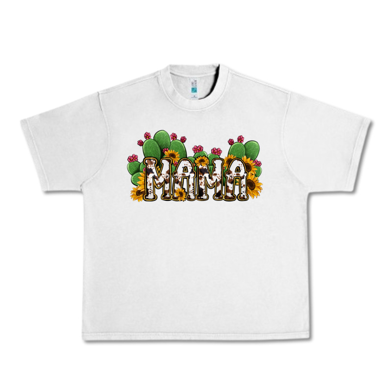 Cactus Cowhide Sunflower Mama And Mini Set Urban Heavy Tee by Jasminsmagicworld | Teevron