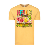 Vintage Mustard Hello Sweet Summer Time Vintage Tee - CowhideDigitalArt