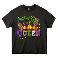 Asphalt mardi gras queen Heavy Core Tee - FaDigitalArtStudio