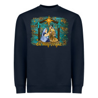 Navy oh holy night western Heavyweight Sweatshirt - RanaPortraitStore