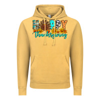 Vintage Mustard Happy Thanksgiving Vintage Hoodie - Artiststas