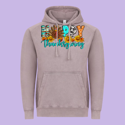 Happy Thanksgiving Vintage Hoodie Designed By Artiststas