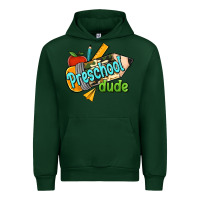 Forest Green preschool dude Urban Hoodie - RanaPortraitStore