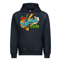 Navy preschool dude Urban Hoodie - RanaPortraitStore