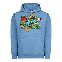 Pigment Pebble Blue preschool dude Urban Hoodie - RanaPortraitStore