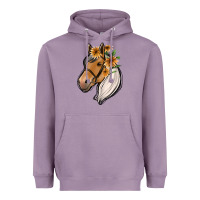 Lavender floral horse Heavyweight Hoodie - Jasminsmagicworld