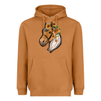 Meerkat floral horse Heavyweight Hoodie - Jasminsmagicworld