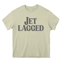 Mossy jet lagged cute world traveler & funny vacation pullover hoodie Heavy Core Tee - linhVisuals