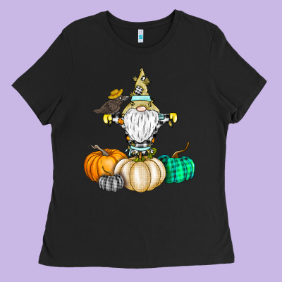 Happy Fall Ladies Tee Designed By Cowhidedigitalart