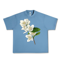 Pebble Blue Mock Oranges Illustrations Urban Heavy Tee - LillyAllenDesigns
