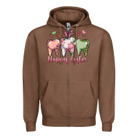 Chestnut happy easter dental Zipper Hoodie - RanaPortraitStore