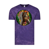 Cloud Purple Tennessee Horse Christmas Vintage Tee - LillyAllenDesigns