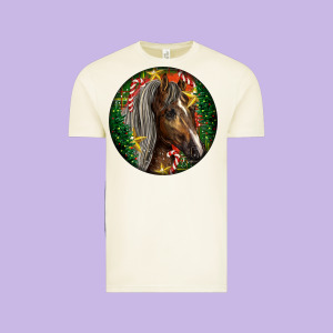 Tennessee Horse Christmas Vintage Tee Designed By Lillyallendesigns