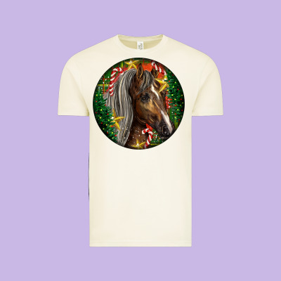 Tennessee Horse Christmas Vintage Tee Designed By Lillyallendesigns