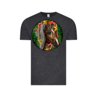Vintage Black Tennessee Horse Christmas Vintage Tee - LillyAllenDesigns